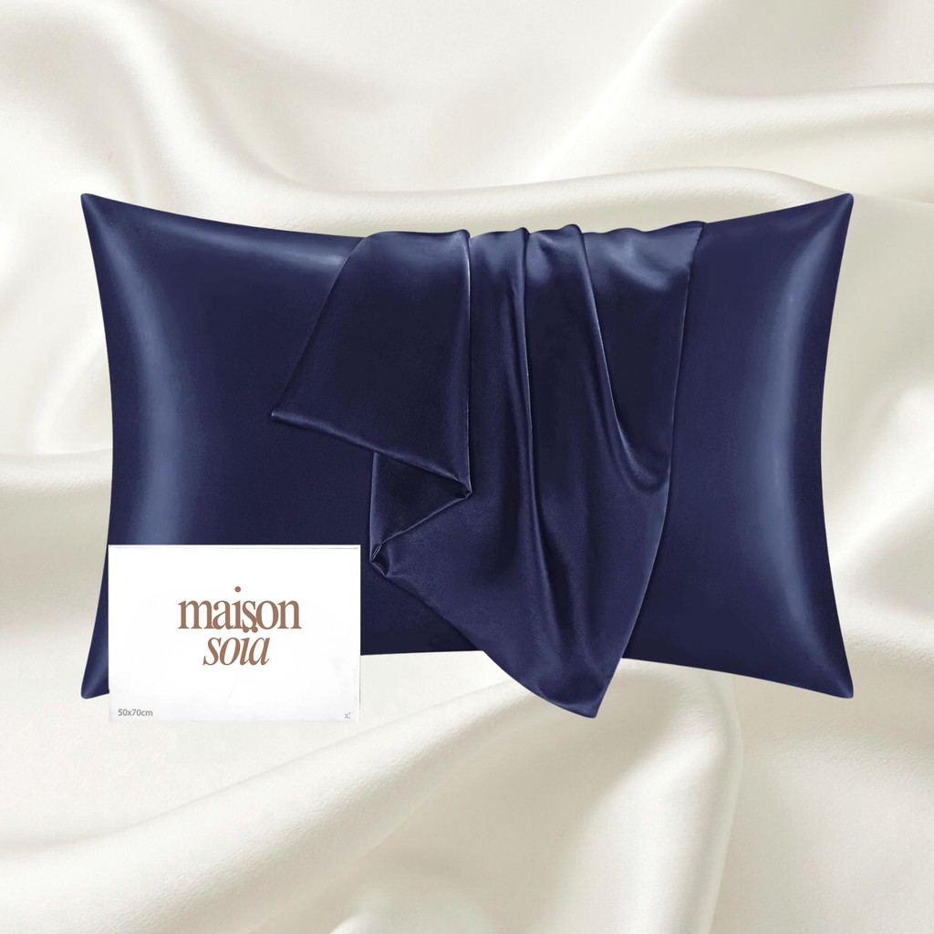 Taie d'oreiller 100% soie de Mûrier